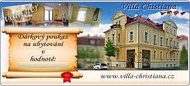 Drkov poukaz - apartmny Villa Christiana Marinsk Lzn